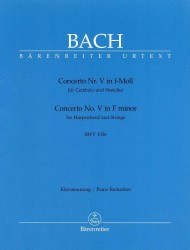 Concerto Nr. V in f-Moll für Cembalo und Streicher BWV 1056