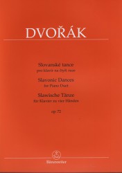 Slovanské tance, op. 72 čtyřručně