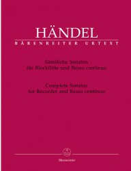 Sämtliche sonaten für blockflöte und basso continuo