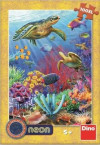 Podmořský svět neon - Puzzle (100 XL dílků)