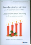 Klasické pískání vánoční tři flétny