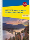 Německo, Rakousko, Švýcarsko atlas Falk. 1:300 000