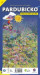 Ručně malovaná cyklomapa Pardubicko