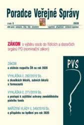 PVS 3/2020 Nominační zákon - Státní rozpočet ČR na 2020, Zkoušky lékařů, zubní