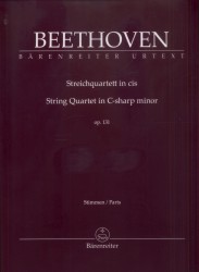 Smyčcový kvartet cis moll, Op. 131 (party)