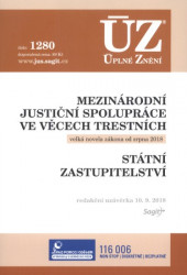 Mezinárodní justiční spolupráce ve věcech trestních (ÚZ č. 1280)