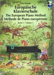 Evropská klavírní škola 2 + CD (cizojazyčné vyd.)