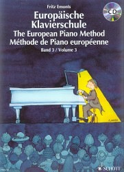 Evropská klavírní škola 3 + CD (cizojazyčné vyd.)