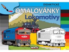 Lokomotivy - Didaktické omalovánky