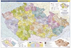 Česká republika - administrativní mapa 1:500 000