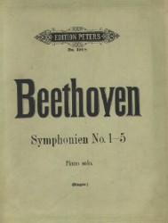 Symfonie č. 1-5 úprava pro klavír