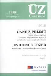 Daně z příjmů, evidence tržeb 2018 (ÚZ, č. 1239)