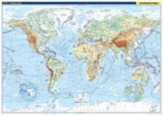 Svět - fyzická mapa 1:22 000 000