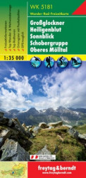 Grossglockner, Heiligenblut, Sonnblick, Schobergruppe, Oberes Mölltal 1:35 000