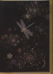 Dragonfly in a Swirl - přání (MF082)