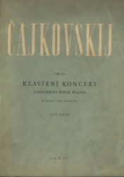 Klavírní koncert b moll Koncert pro klavír č. 1 Čajkovskij