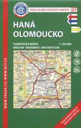 KČT 57 Haná - Olomoucko 1:50 000