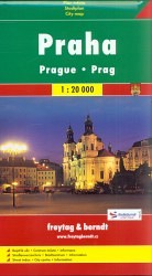 Praha plán města 1:20 000