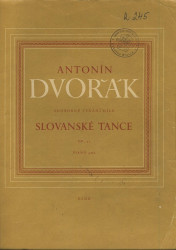 Slovanské Tance op. 72 čtyřručně