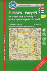 KČT 65 Šumava - Povydří a Národní park Bavorský les 1:50 000