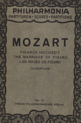 Figarova svatba předehra malá partitura