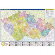 Česká republika - administrativní mapa 1:500 000
