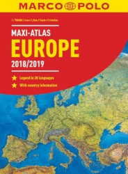 Europe 2018/19 - Maxi atlas 1:750 000