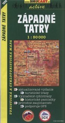 Západné Tatry 1:50 000