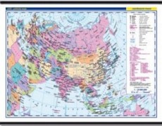 Asie - politická mapa