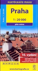 Praha - příruční plán města 1:20 000