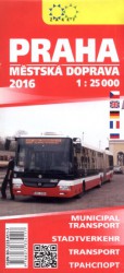 Praha - městská doprava 2016 1:25 000