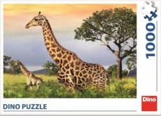 Žirafí Rodina - Puzzle (1000 dílků)