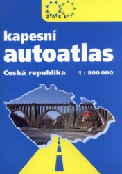 Kapesní autoatlas Česká republika 1:800 000