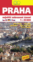 Praha 1:25 000 - největší zobrazené území