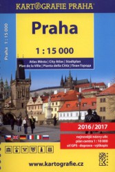 Praha 1:15 000 - Atlas města 2016/2017