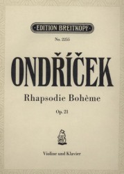 Rhapsodie Bohéme op. 21 (housle)