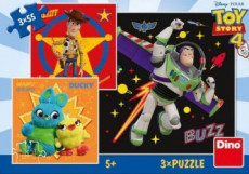Toy Story 4 - Puzzle (3x55 dílků)