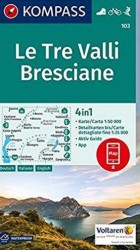 Le Tre Valli Bresciane 1:50 000