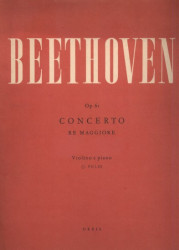 Koncert pro housle, op. 61 - klavírní výtah
