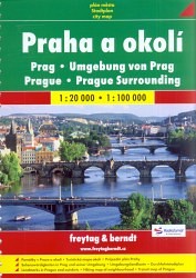 Praha a okolí 1:20 000, 1:100 000
