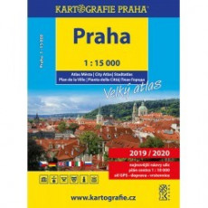 Praha, atlas města, 1 : 15 000