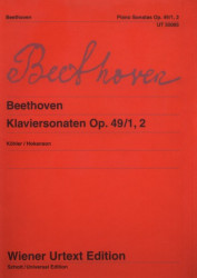 Klavírní sonáta Op. 49/1, 2 Beethoven
