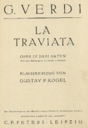 La Traviata - klavírní výtah