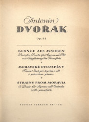 Moravské dvojzpěvy Op. 32