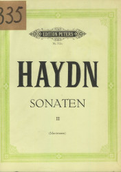 Sonáty pro klavír 3 Haydn
