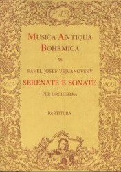 Serenáda a sonáta pro orchestr Vejvanovský partitura