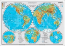 Zemské polokoule a přírodní nej - mapa