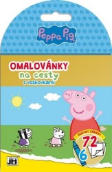 Peppa Pig - Omalovánky na cesty s voskovkami