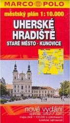 Uherské Hradiště, Staré Město, Kunovice - plány měst 1 : 10 000