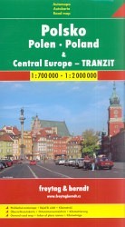 Polsko 1:700 000 & Central Europe - tranzit 1:2 000 000